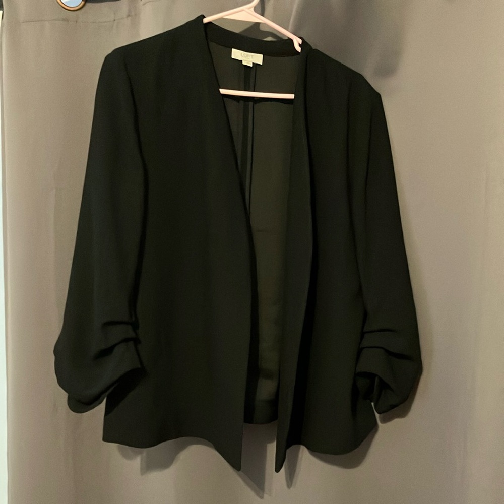 Classic black blazer worn once!